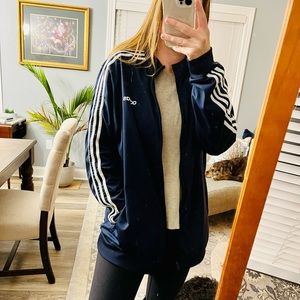 Blue Adidas Sweat Suit Jacket